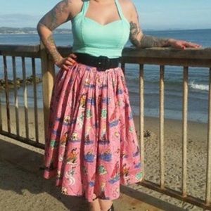 Pin up couture Peter Pan skirt Mary Blair